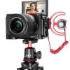 L plate Sony A6400 khung bảo vệ máy thép siêu nhẹ